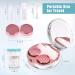 Rose Gold Contact Lens Travel Kit with Cleaner Washer - Portable Box with Mirror, Tweezers, Remover Tool & Solution Bottle - Ideal for Daily & Outdoor Use - Buy Online on GoSupps.com