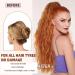 Buy Porsmeer 75 cm Ginger Orange Wavy Curly Ponytail Extension - Natural Clip-In Hair Part for Women | Afro Braid Hair Extension - Buy Online on GoSupps.com