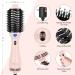 Aima Beauty One Step Hair Dryer Brush Volumizer - Pink | Reduce Frizz & Static | Hair Styling Tools - Buy Online on GoSupps.com