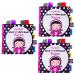 Toyvian floating 3 STK fabric book Book for perception training waterproof baby books fabric books as shown x 3 pieces 15*15cmx3pcs
