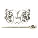 Minkissy Vintage Retro Viking Hair Clips - Elegant Metal Headdress & Creative Hair Accessories for Women - 2 Pieces - Buy Online on GoSupps.com
