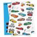 xo Fetti Race Car Party Supplies Temporary Tattoos - 44 Glitter Styles | Birthday Pit Crew Checkered Flags Vroom Wheels - Buy Online on GoSupps.com