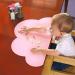 2 PCS Non-Slip Silicone Cloud Kids Placemats - Pink | Heat Resistant Baby Feeding Plates | Portable Tableware for Toddlers & Infants - Buy Online on GoSupps.com