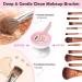 Mother's Day Gift Electric Makeup Brush Cleaner Newest Design  Luxiv Wash Makeup Brush Cleaner Machine Fit for All Size Brushes Automatic Spinner Machine  Painting Brush Cleaner White+Pink - Buy Online on GoSupps.com