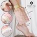 CSC Exfoliating Shower Gloves - Natural Mitt for Dead Skin Removal (Pink) - Buy Online on GoSupps.com