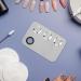 Stainless Steel Makeup Mixing Palette - Metal Foundation Tray for Cosmetics & Nail Art (5.89x3.93 Inch - Buy Online on GoSupps.com