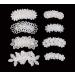 Honbay 40pcs White Lace Flower Applique Patches for Sewing Craft Decoration - Buy Online on GoSupps.com