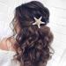 Bohemia Starfish Hair Clip Barrette - Beach Festival Hair Accessory for Women - Buy Online on GoSupps.com