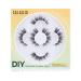 DIY Individual Cluster Lash CALAILIS Cluster Lash Extension Kit Home Eyelash Extension Naturals Lashes Faux Mink Cluster Lashes 3 Pairs