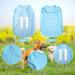 Dog Shirt for Summer - Number Printed Breathable Vest for Large Medium & Small Dogs | Pet Tank Top Clothing (Medium Blue) - Buy Online on GoSupps.com