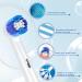 Schallcare Replacement Brush Heads for Braun Oral b - Compatible with Cross Action Pro1000/9600/5000/3000/1500/Genius and Smart Electric Toothbrush (4pcs) - Buy Online on GoSupps.com