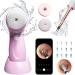 Water Resistant Dual Function Facial Cleansing Brush with Visual Earwax Remover - White Color - Buy Online on GoSupps.com