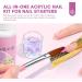 Saviland Acrylic Nail Kit for Beginners - Strong Adhesive | Practice Acrylic Set | 3 Colors Acrylic Powder and Liquid Set | Practice Fingers | Acrylic Primer&Top Coat | Nail Forms | DIY Acrylic Nails - Buy Online on GoSupps.com