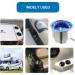 Pebbly Beach 2 PCS Stainless Steel Blue LED Cup Holder Insert for Marine Boat - Drain, Blue (Pack of 2) - Buy Online on GoSupps.com