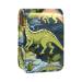 Lipstick Case Leather Lip Gloss Lipstick Organizer with Mirror Mini Lipstick Holder Bag Forest Playing Cartoon Dinosaur N332c5bxgj