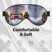 Firefighter Flame Print Unisex Sleep Mask - Double-Sided Eye Mask for Sound Sleep & Skin Care | International Shipping - Buy Online on GoSupps.com