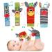 Accevo 4PCs rattles baby socks baby toys wrist and newborn toys for babies girls boys early education toys for newborn toddlers toys for baby toys 0-6 months multicolor