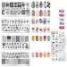 3-Piece Nail Design Stamping Plate Set | Silicone Stamp & Scraper | Stainless Steel Nail Art Templates J23 - International Shipping Available - Buy Online on GoSupps.com