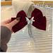 DRESSOOS tassel hair clip Girl Bow Hairpin big bow red bow hair clip crystal bow hair clip Hair Bows for Girls hair barrettes for girls Hair Bowknot Clip rhinestones Miss set copper - Buy Online on GoSupps.com