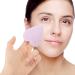 Baluue Compressed Facial Sponge Heart Shaped Exfoliating Face Scrubber Puff Reusable Makeup Remover Cosmetic Spa Sponges for Facial Cleansing Purple - Buy Online on GoSupps.com
