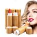 6 pieces empty lipstick lipstick sleeves with bamboo shell Merysan 5ml refillable empty lip balm lips diy lips balm tubes container homemade lip balm 6 pieces bamboo