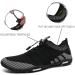 Men's & Women's Bathing Shoes - Barefoot Water Shoes for Beach Surfing Diving & Fitness - EU Size 44 - Black & White - Buy Online on GoSupps.com