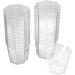 100 Pack 5.4 oz. Clear Plastic Dessert Cups with 100 Spoons Disposable Reusable Appetizer Cups Serving Bowl for Parties Weddings and More - Buy Online on GoSupps.com