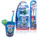 Premium Kids Girls Boys Children Friendly Designed Disney Happy Brushing Time Thomas and Friends Soft Bristle Toothbrush Kit  Manual Toothbrush  Cover Cap  Rinsing Cup  Extra Brushes