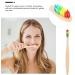 Beaupretty Bamboo Toothbrush Set - 6 Natural & Eco-Friendly Travel Toothbrushes for Adults & Kids - Perfect for Camping Hotels & Travel - Buy Online on GoSupps.com