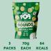 Plant Pops 100% Vegan Gluten Free and Low Calorie Sour Cream and Onion Supergrain Rounds Sharing Bag Snacks (3 Pack x 80g). High in Fibre Delicious Healthy Crisps 84 KCAL per serving. 3 Pack (80g) - Buy Online on GoSupps.com