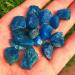 Natural Raw Blue Apatite Rough Stones Crystal Gravel Minerals and Stones Rough Gemstone Specimen Lucky Crystal Stone Crystal Reiki