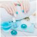 Healeved 20pcs Nail Case Nail Gel Polish Soak off Remover Caps Reusable Nail Varnish Tip Manicure Polish Varnish Cover Nail Polish Varnish Shield Nail Polish Shield Milk Safety Mask Plastic 4x2cm As Shown - Buy Online on GoSupps.com