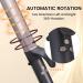 Professional 1 1/4 Inch Rotating Curling Iron - Automatic Wave Hair Wand 360 Rotation 5 Temps Dual Voltage Auto Off - Rose Gold - Buy Online on GoSupps.com