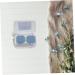 Coolhiya Portable Glasses Case & Contact Lens Container - Automatic Storage for Lentils - Travel Size Blue Box (5.5x2.5x2cm) - International Shipping Available - Buy Online on GoSupps.com