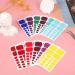 JSRQT 12 Sheets Full Toe Nail Stickers Solid Colors Toe Nail Polish Stickers Red Purple Brown Gel Nail Stickers with Nail File Full Toe Nail Wraps DIY Nail Decor Art Toenails Stickers for Women Girls - Buy Online on GoSupps.com