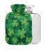 Clover Hot Water Bottle without BAP with Cover 2L Large Hot Water Bag for Pain Relief Headaches Neck and Shoulders