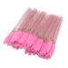 Rofitbest disposable crystal eye brush brush mascara magic sticks eyelash mascara brushes eye eyelash applicator brush (100 pink) 100 PCs pink