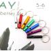 49 Piece Emergency Whistle Keychain Set Aluminum Survival Whistle for Camping, Hiking, Boating 7 Colors - Buy Online on GoSupps.com