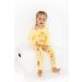 Artie Baby Girls 100% Cotton Pyjamas Set | Kids Nightwear Outfit | Long Sleeve Pjs for 12-24 Months | Comfortable Footless Pajamas for Children 1-8 Years - Yellow - Buy Online on GoSupps.com