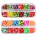 3D Fruit Slice Sticker Set for Nail Art & Crafts - Lemon, Strawberry Mixed Design - 2 Boxes | DIY Nail Decoration & Slime Craft Supply - Fruit-A and C - Buy Online on GoSupps.com