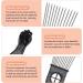 Afro Pick Comb Metal Pick Comb Plastic Afro Pick Hair Comb Wide Tooth Hair Pick Comb Metal Hair Coloring Comb Wig Braid Comb Hairdressing Styling Tool for Curly Hair Style Black (Classic Style) Black 23 centimeters - Buy Online on GoSupps.com