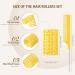 12-Piece Hair Roller Set with Rat Tail Comb - Large Plastic Hair Curlers for Hairdressing Styling Tools - Yellow (6.8 x 3.6 cm) - Pack of 12 - Buy Online on GoSupps.com