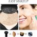 Mushroom Head Air Cushion Foundatio CC Cream Moisturizing Liquid Foundation Concealer Cover Lasting Brightens for Face & Neck Even Skin Tone Base BB(Ivory) - Buy Online on GoSupps.com