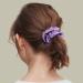 Lilysilk 100% Silk Hair Rings for Women | Soft & Reusable Ponytail Holder - Eggplant Skin Packaging | 1 Pack - Buy Online on GoSupps.com