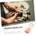 FRCOLOR 25 Pcs Mini Red Tea Hat Makeup Brush Set - Highlighter Blush Contouring & Eyebrow Brushes for Travel - Buy Online on GoSupps.com