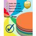 Ezyaid 6 Inch Construction Paper Circles - 200 Assorted Color Sheets for Kids Arts & Crafts - Buy Online on GoSupps.com