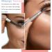 3-Piece Rubber Tipped Tweezers Set for Crafts and Jewelry - Black - Buy Online on GoSupps.com
