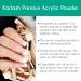 Karlash Professional Acrylic Powder - Crystal Clear 0.5 oz | High-Quality Nail Enhancement Powder - Buy Online on GoSupps.com