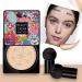 NUIBO Air Cushion CC Cream Mushroom Head Makeup Base Primer Ivory with Two Mushroom Sponges | Moisturizing & Long-Lasting Formula - Buy Online on GoSupps.com