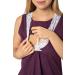 Purpless Maternity Sleeveless V-Neck Lace Detail Nightdress - Plum Melange - Size 10 - Buy Online on GoSupps.com